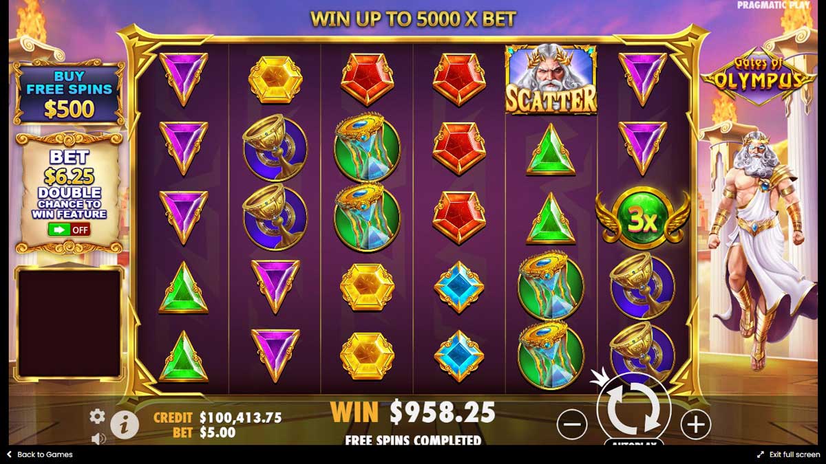 Gates of Olympus slot machine game